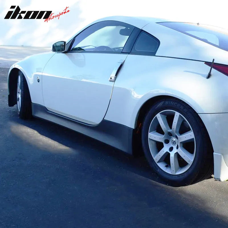 2003-2009 Nissan 350Z Z33 V Style Side Skirts Rocker Panel PU