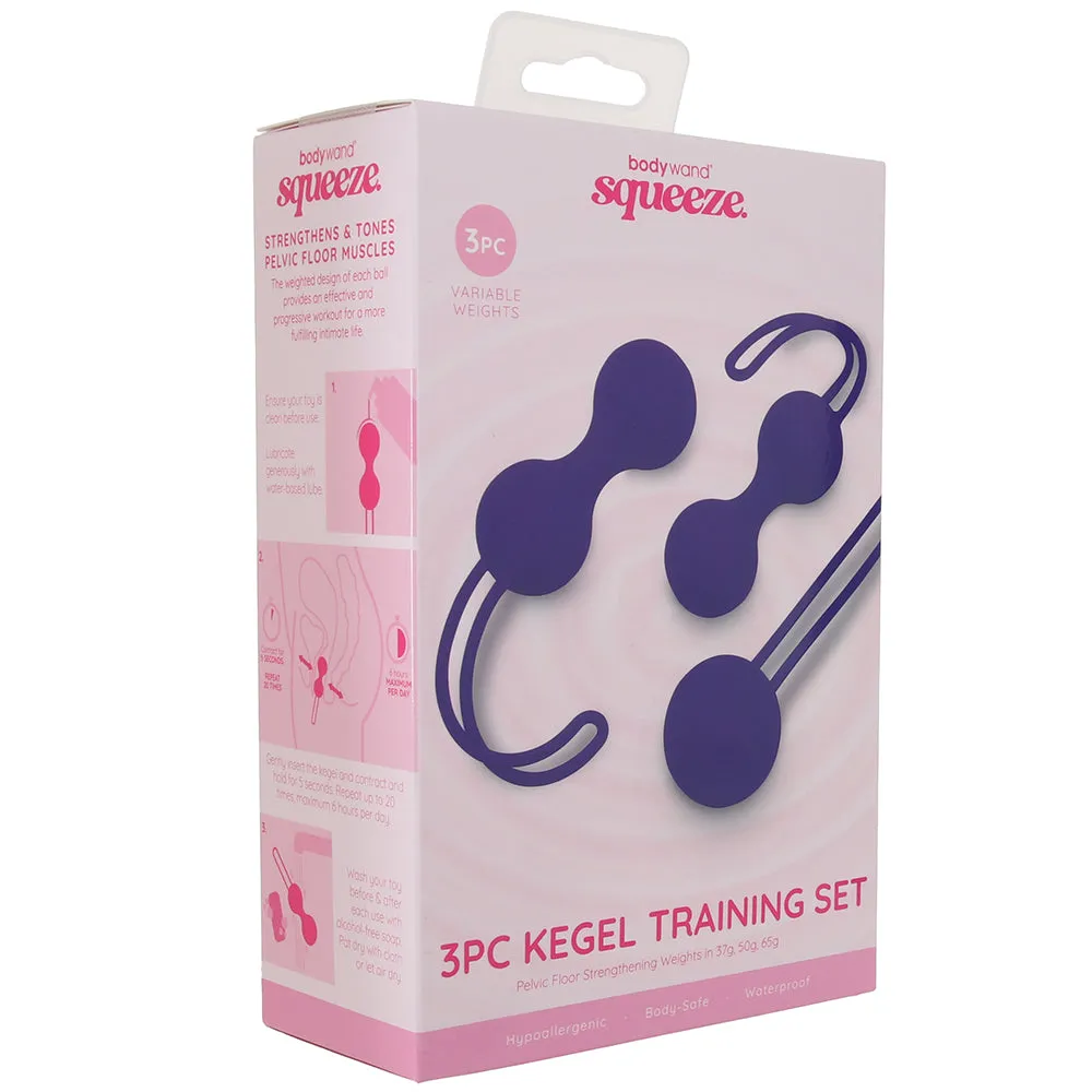 BodyWand Squeeze 3PC Kegel Training Set