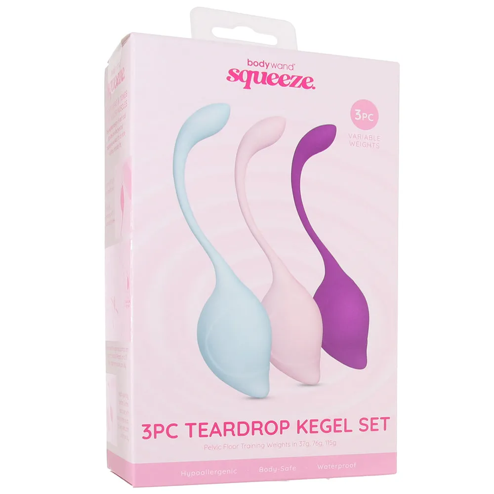 BodyWand Squeeze 3PC Teardrop Kegel Set