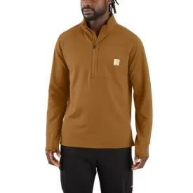 Carhartt Men's Force Relaxed Fit Mock Neck 1/2 Zip Long Sleeve