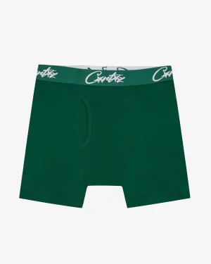 CORTEIZ ALCATRAZ BOXERS GREEN 3 PACK