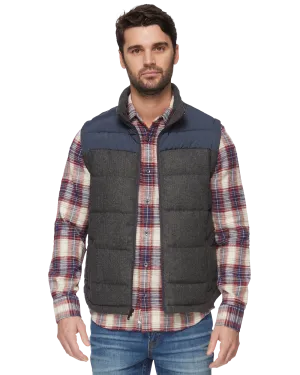 CROWDER MIXED MEDIA PUFFER VEST