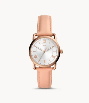 Fossil Ladies' Copeland Three-Hand Nude Leather Watch ES4823