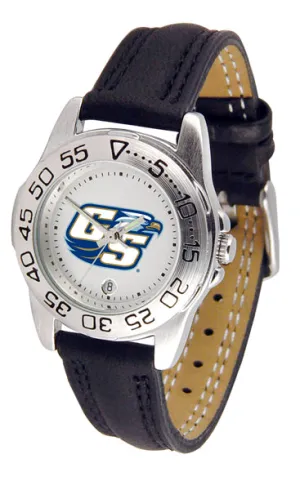 Georgia Southern Sport Leather Ladies Watch