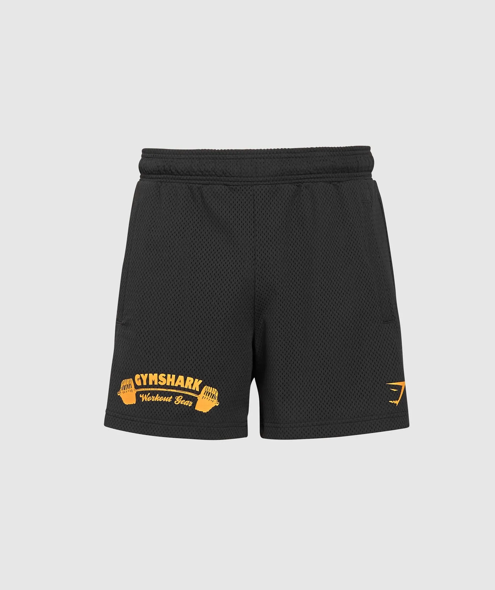 Gymshark Workout Gear Mesh 5" Shorts - Black