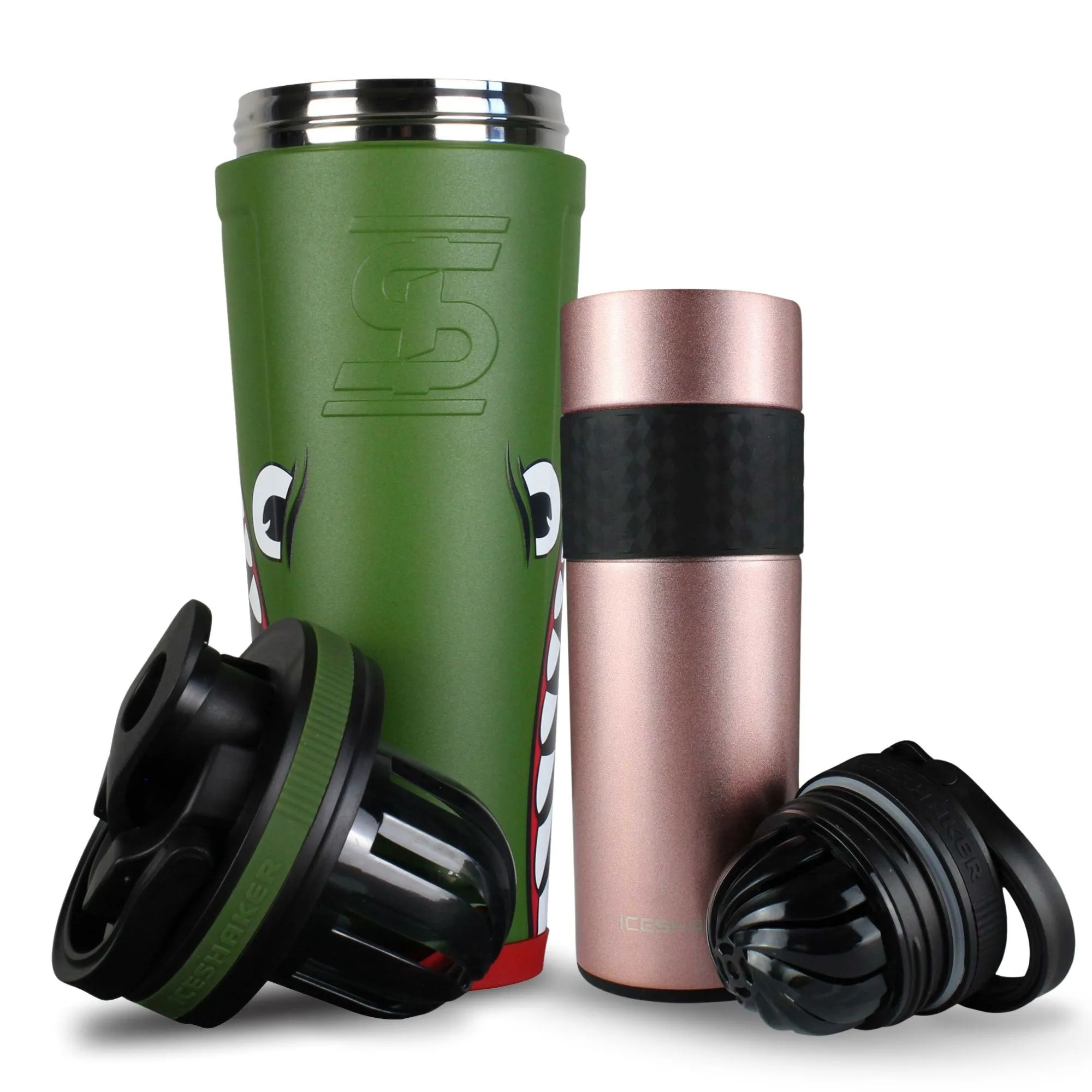 His & Her Protein Shaker Bottle Bundle