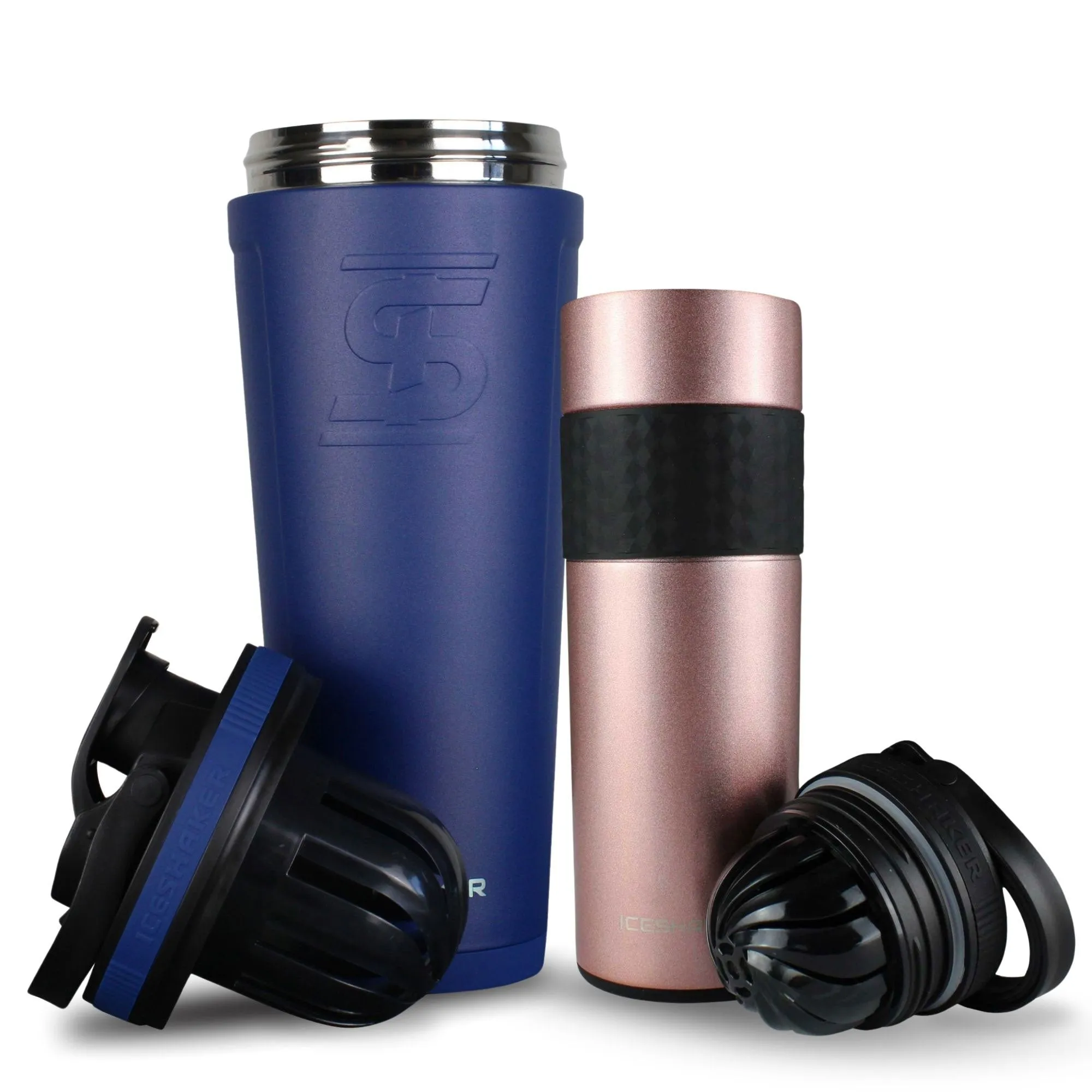 His & Her Protein Shaker Bottle Bundle