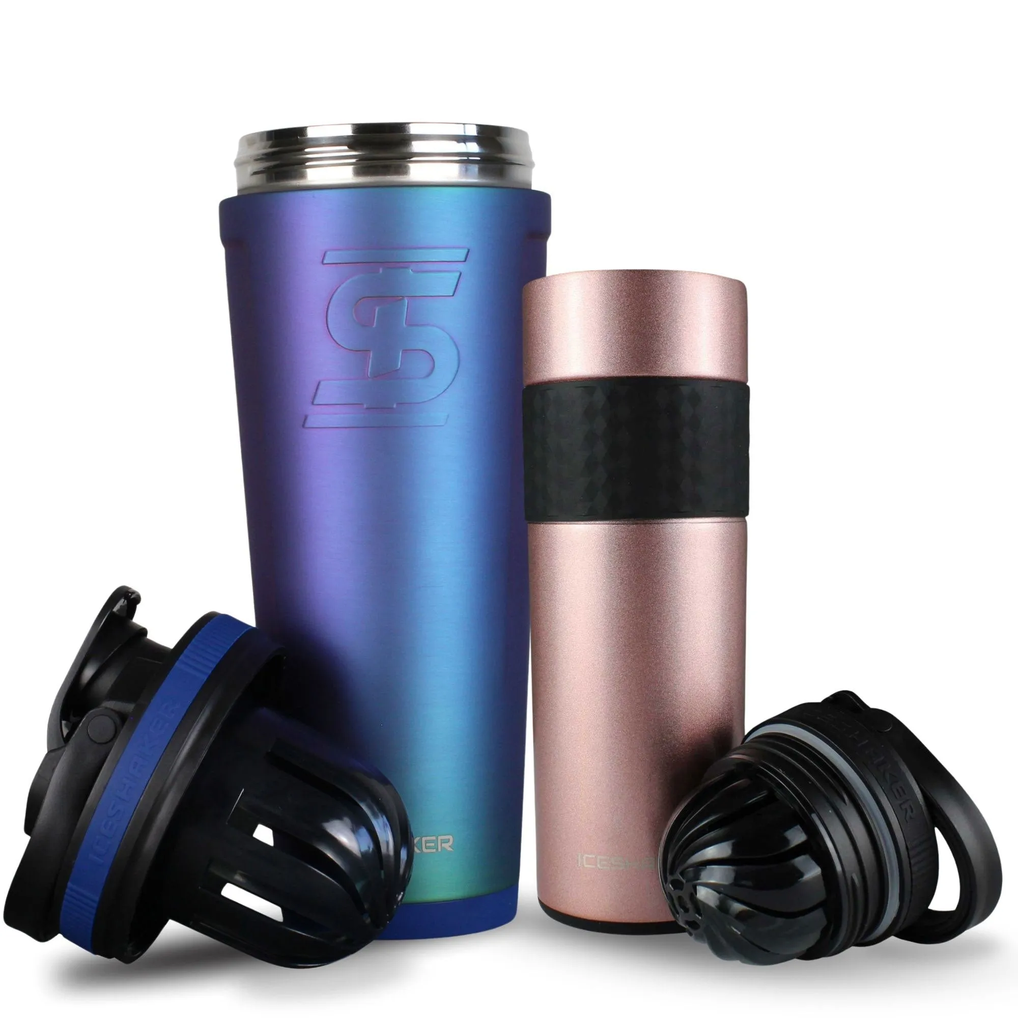 His & Her Protein Shaker Bottle Bundle