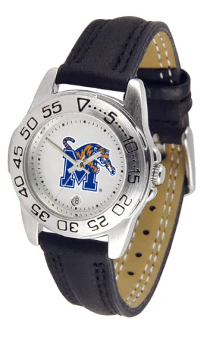 Memphis Tigers Sport Leather Ladies Watch