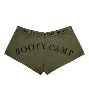 Olive Drab "Booty Camp" Booty Shorts & Tank Top