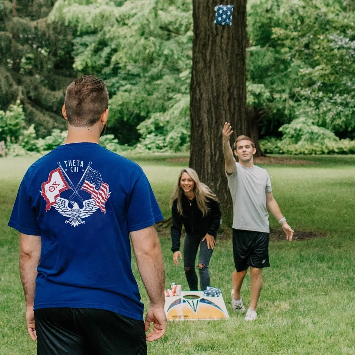 Phi Delt Comfort Colors Navy Patriot tee