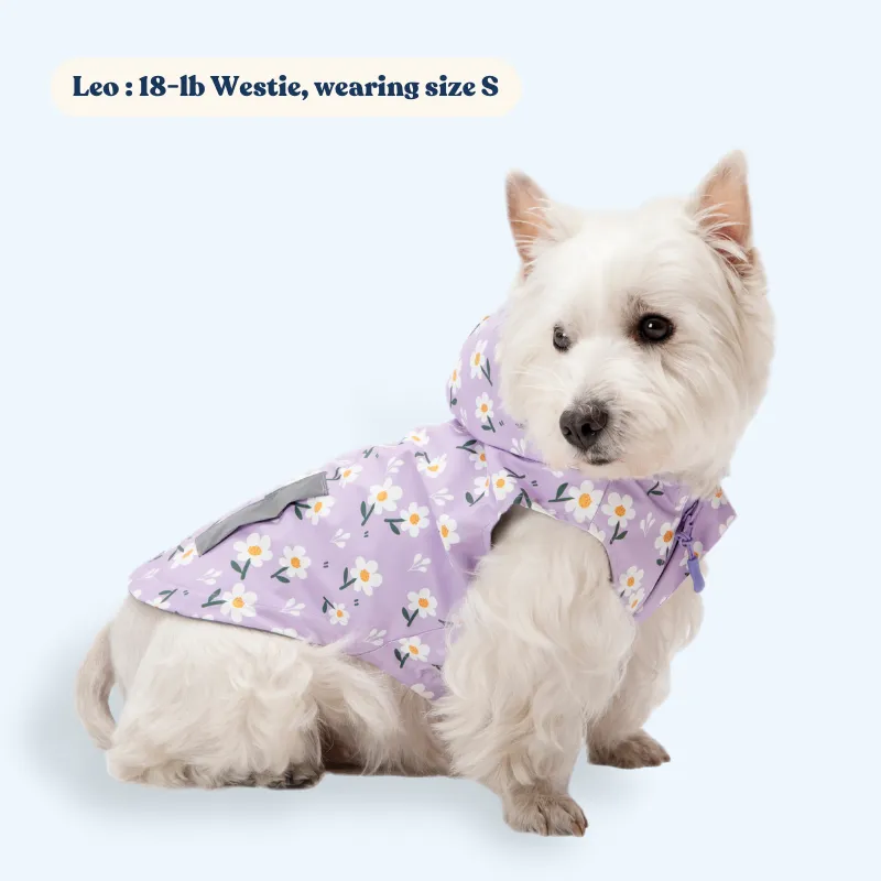 Purple Daisy Reversible Zoomies Rain Vest™