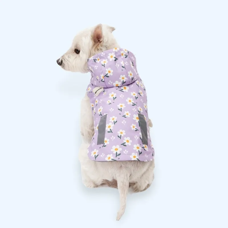 Purple Daisy Reversible Zoomies Rain Vest™