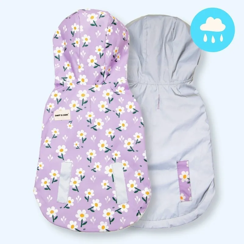 Purple Daisy Reversible Zoomies Rain Vest™