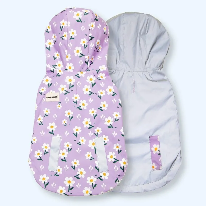 Purple Daisy Reversible Zoomies Rain Vest™