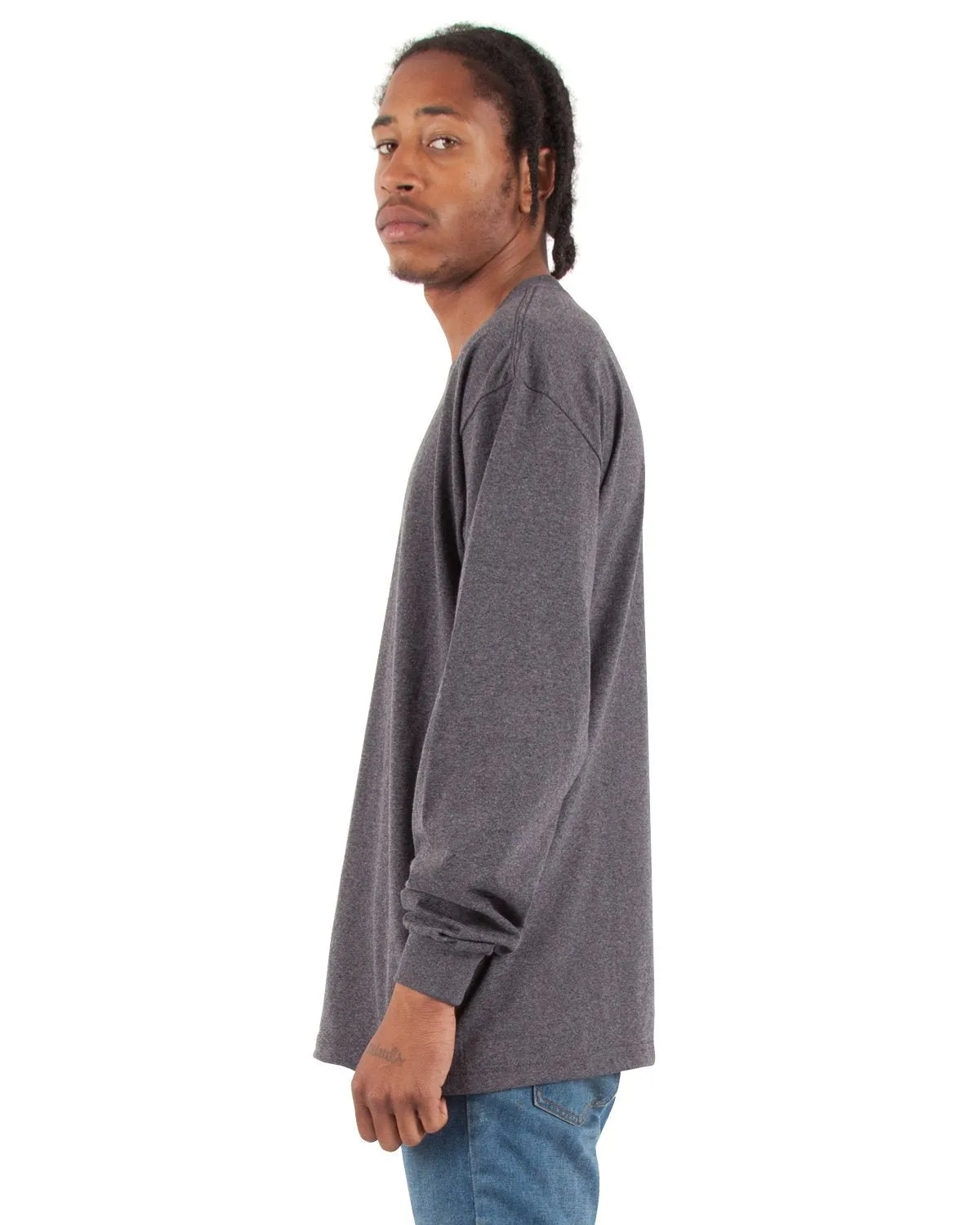 SHMHLS-Shaka Wear Drop Ship-CHARCOAL GRY HTH