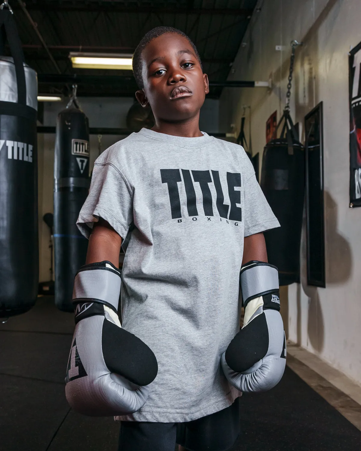 TITLE Boxing Iconic Block Tee