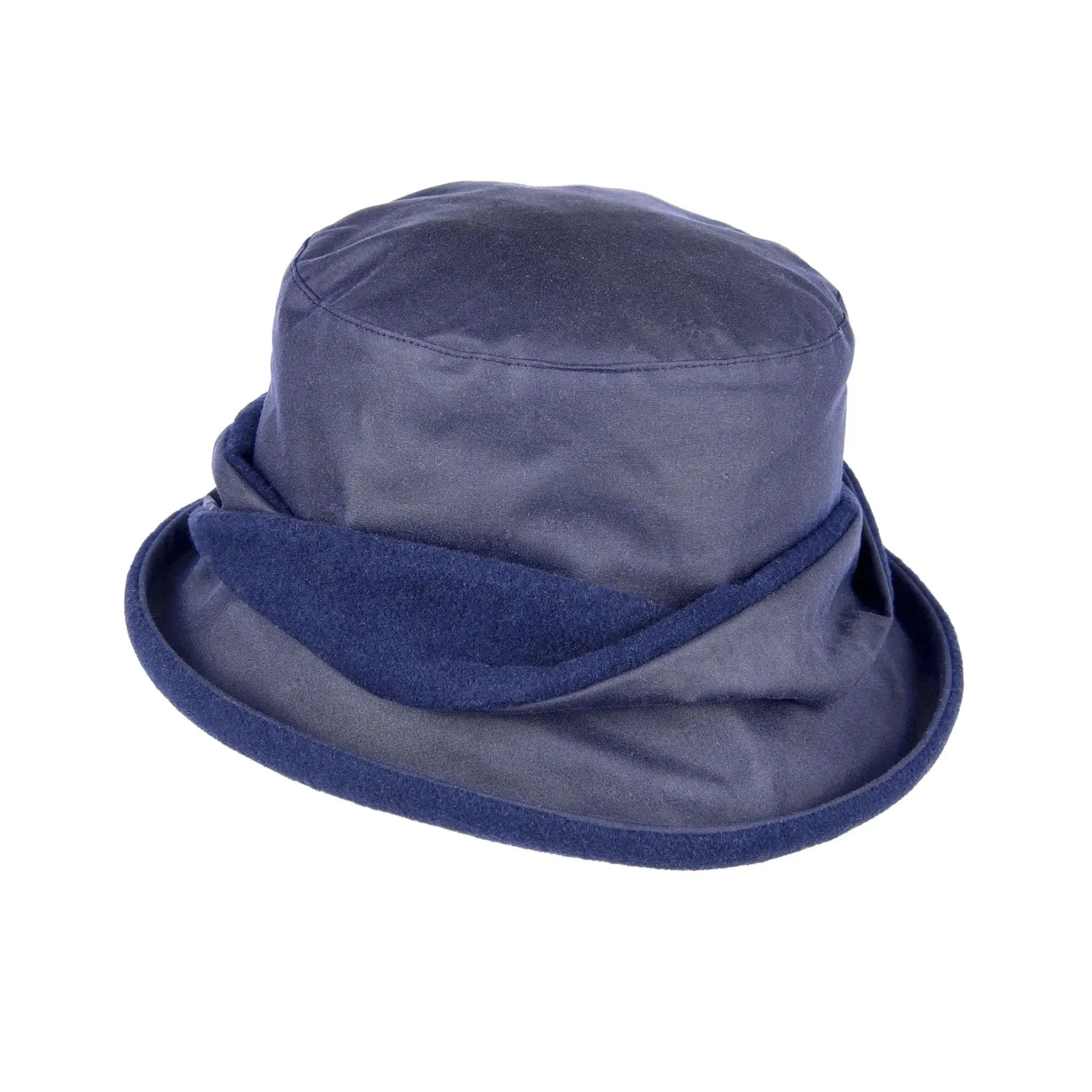 Wax Twist Navy Hat