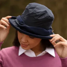 Wax Twist Navy Hat