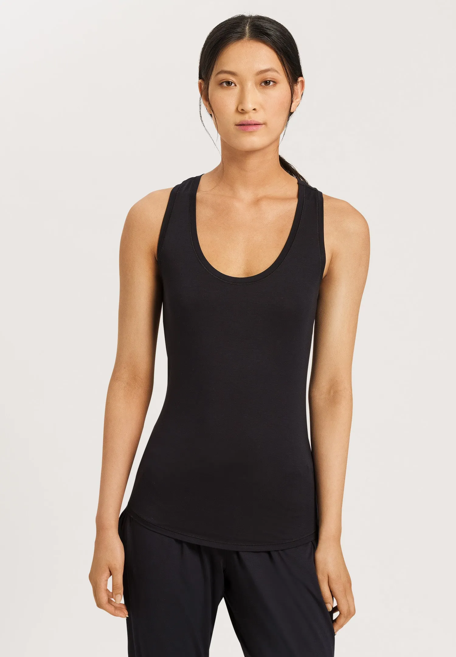 Yoga Racer Back Tank Top | Black 77995-019